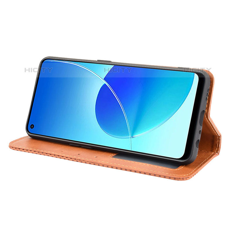 Handytasche Stand Schutzhülle Flip Leder Hülle BY4 für Oppo Reno6 Z 5G