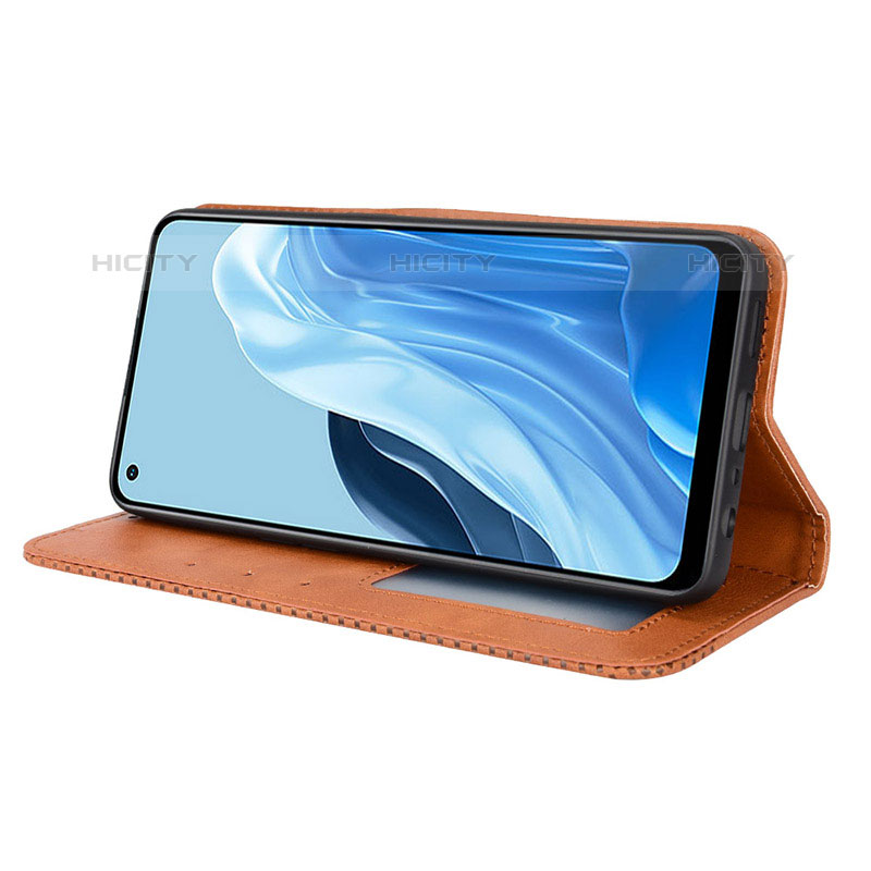 Handytasche Stand Schutzhülle Flip Leder Hülle BY4 für Oppo Reno7 4G