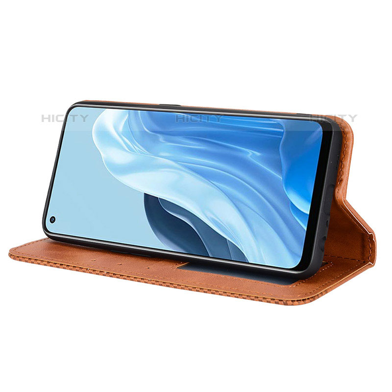 Handytasche Stand Schutzhülle Flip Leder Hülle BY4 für Oppo Reno7 5G groß