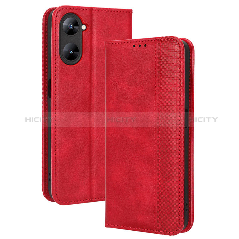 Handytasche Stand Schutzhülle Flip Leder Hülle BY4 für Realme 10S 5G groß