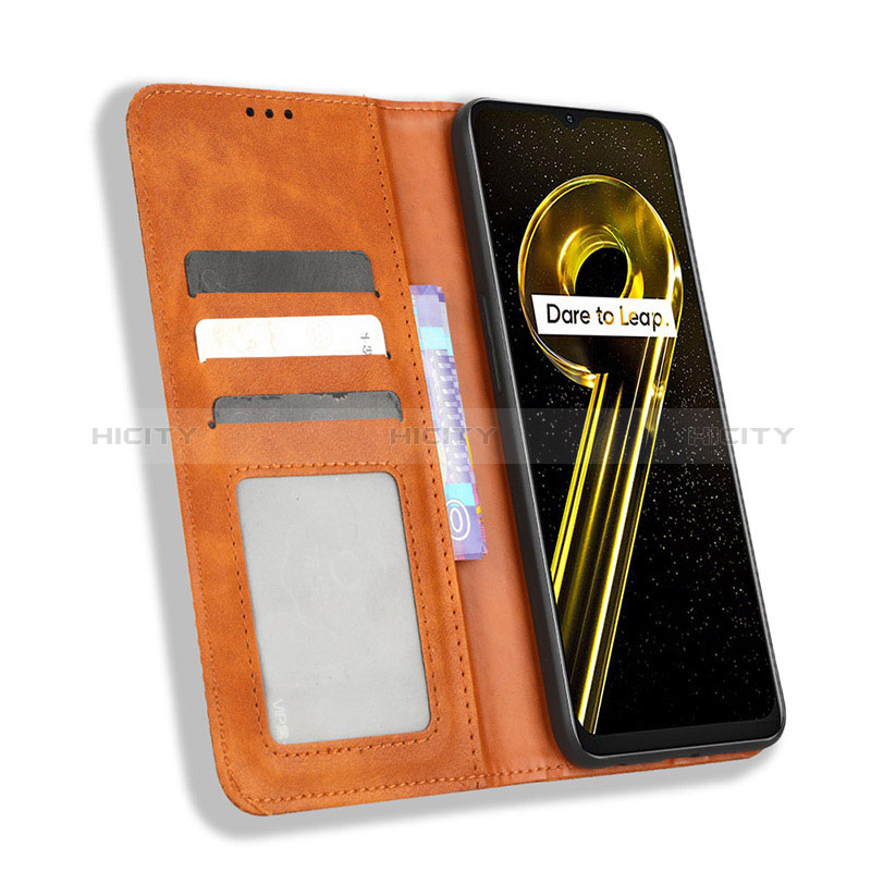 Handytasche Stand Schutzhülle Flip Leder Hülle BY4 für Realme 10T 5G