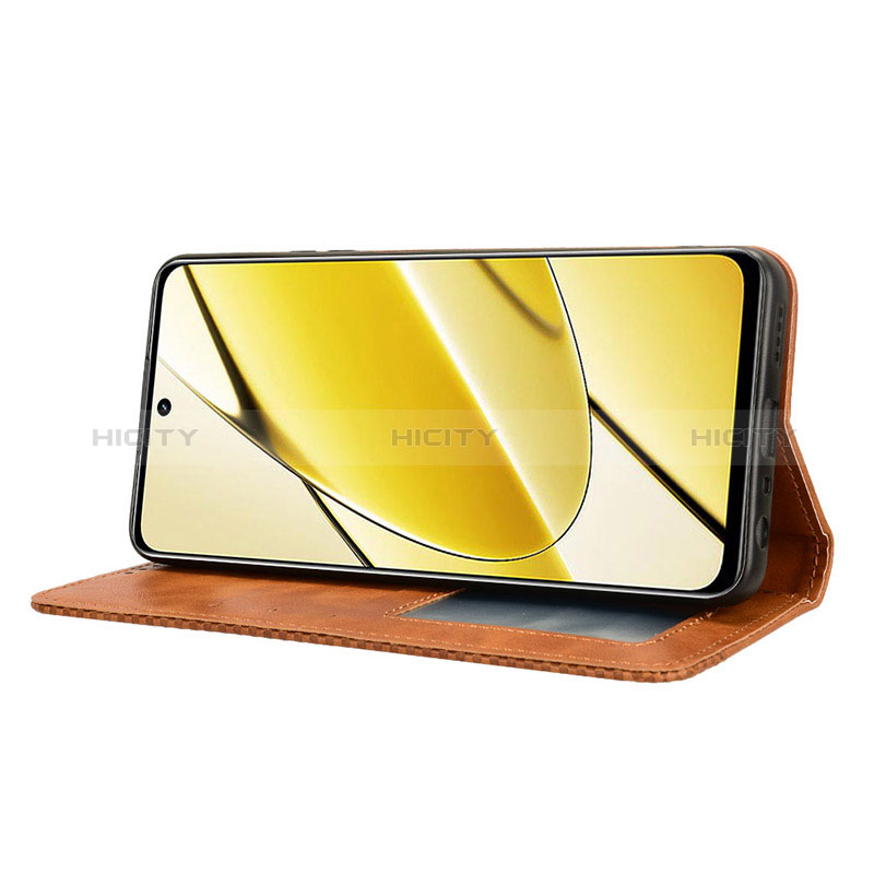 Handytasche Stand Schutzhülle Flip Leder Hülle BY4 für Realme 11 5G