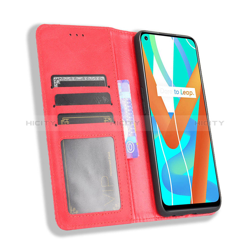 Handytasche Stand Schutzhülle Flip Leder Hülle BY4 für Realme 8 5G