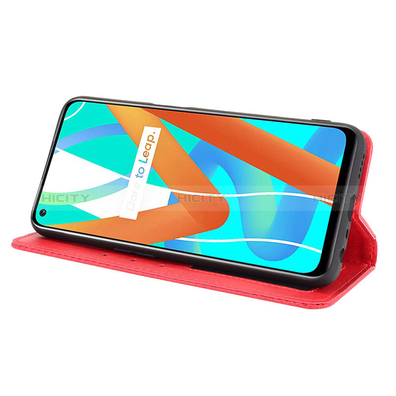 Handytasche Stand Schutzhülle Flip Leder Hülle BY4 für Realme 8 5G groß