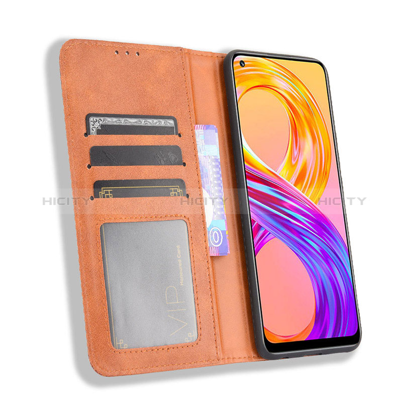 Handytasche Stand Schutzhülle Flip Leder Hülle BY4 für Realme 8 Pro