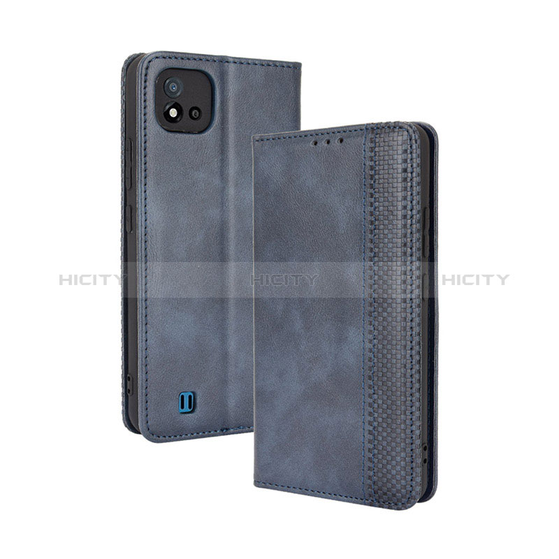 Handytasche Stand Schutzhülle Flip Leder Hülle BY4 für Realme C11 (2021)