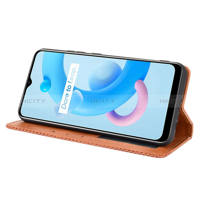 Handytasche Stand Schutzhülle Flip Leder Hülle BY4 für Realme C11 (2021)