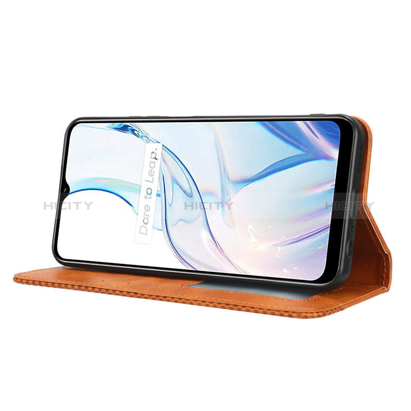 Handytasche Stand Schutzhülle Flip Leder Hülle BY4 für Realme C30