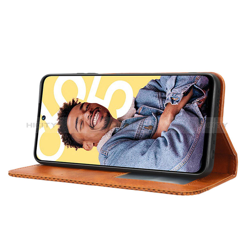 Handytasche Stand Schutzhülle Flip Leder Hülle BY4 für Realme C55 groß