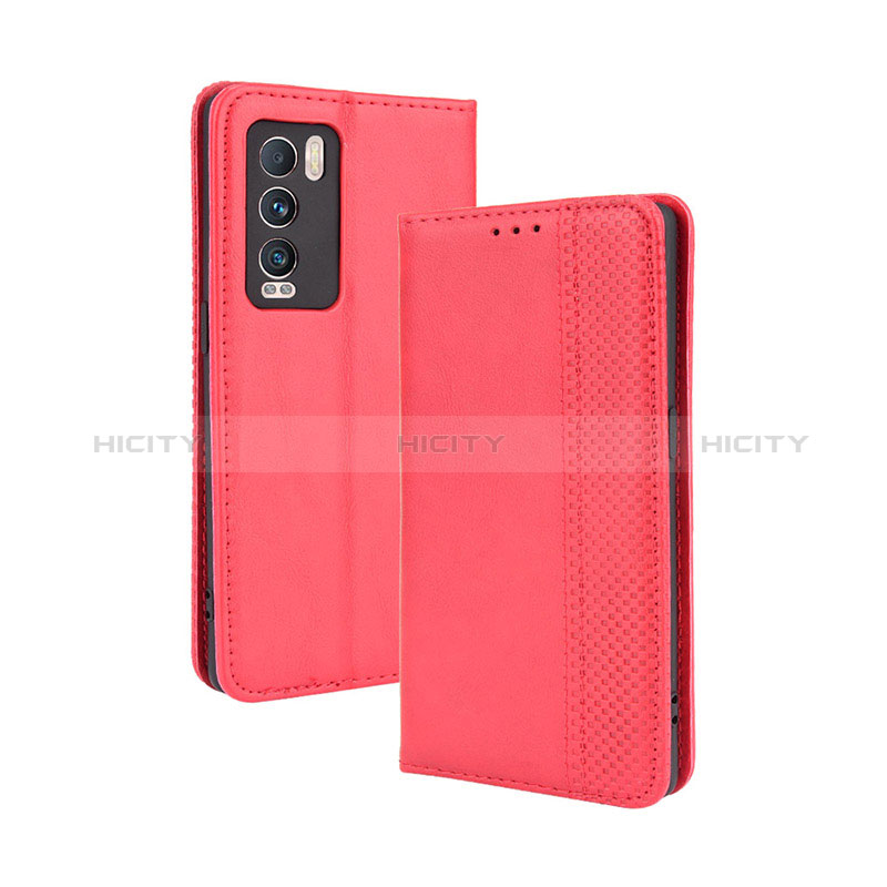 Handytasche Stand Schutzhülle Flip Leder Hülle BY4 für Realme GT Master Explorer 5G Rot