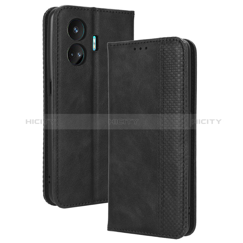 Handytasche Stand Schutzhülle Flip Leder Hülle BY4 für Realme GT Neo5 SE 5G Schwarz Plus