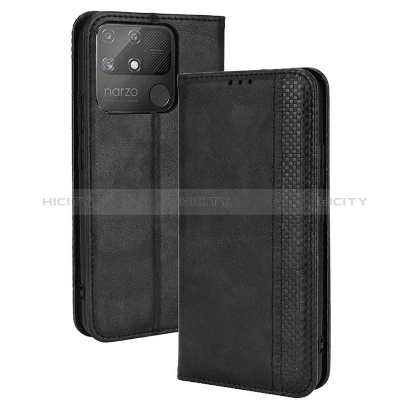 Handytasche Stand Schutzhülle Flip Leder Hülle BY4 für Realme Narzo 50A