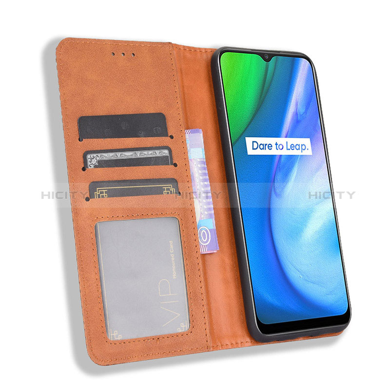 Handytasche Stand Schutzhülle Flip Leder Hülle BY4 für Realme V3 5G