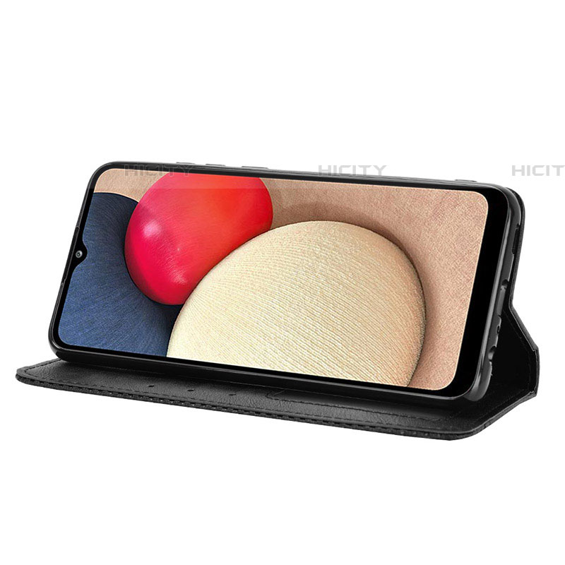 Handytasche Stand Schutzhülle Flip Leder Hülle BY4 für Samsung Galaxy A03s groß