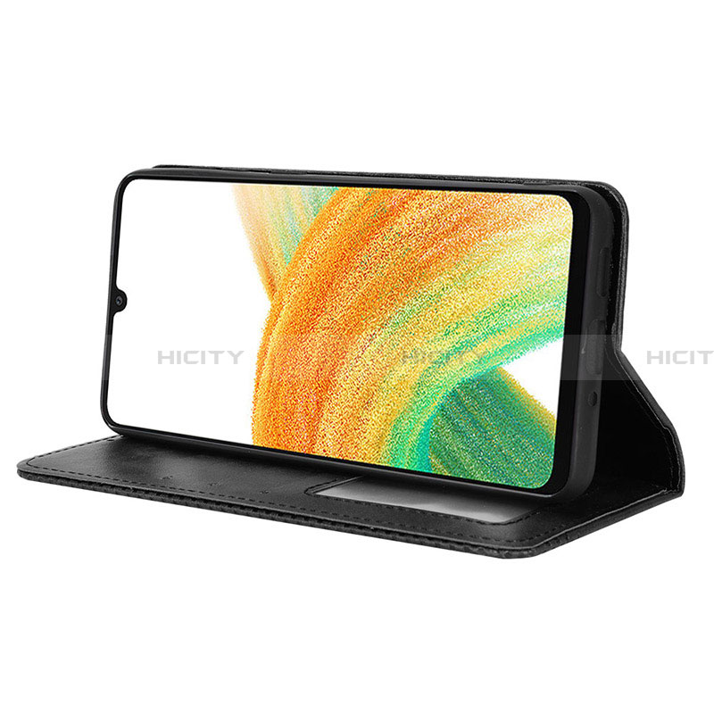 Handytasche Stand Schutzhülle Flip Leder Hülle BY4 für Samsung Galaxy A23 4G groß