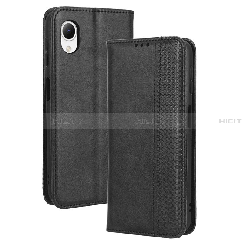 Handytasche Stand Schutzhülle Flip Leder Hülle BY4 für Samsung Galaxy A23 5G SC-56C groß