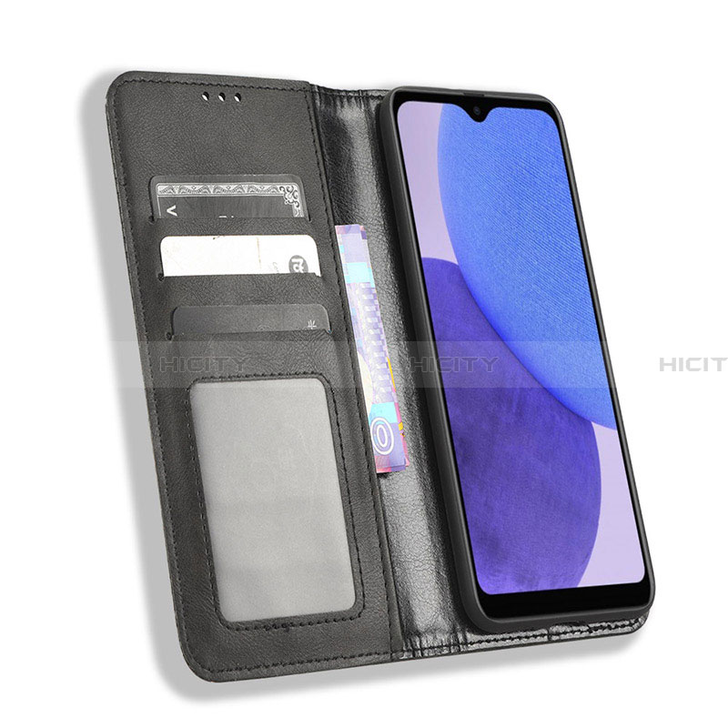 Handytasche Stand Schutzhülle Flip Leder Hülle BY4 für Samsung Galaxy A23s groß