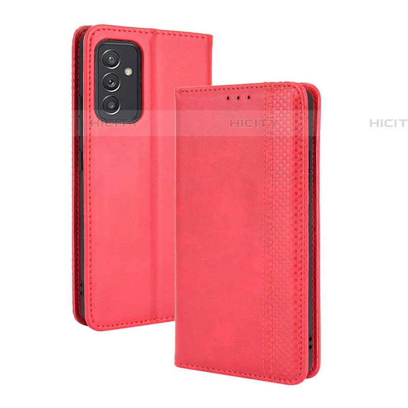 Handytasche Stand Schutzhülle Flip Leder Hülle BY4 für Samsung Galaxy A24 4G Rot