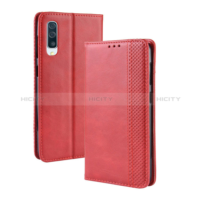 Handytasche Stand Schutzhülle Flip Leder Hülle BY4 für Samsung Galaxy A30S Rot