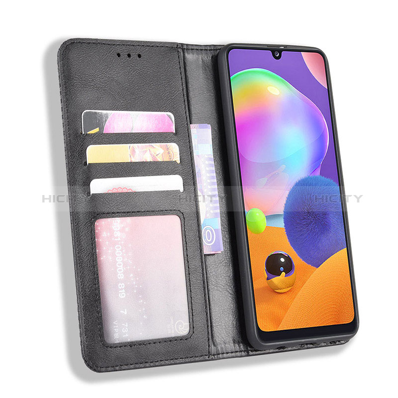 Handytasche Stand Schutzhülle Flip Leder Hülle BY4 für Samsung Galaxy A31