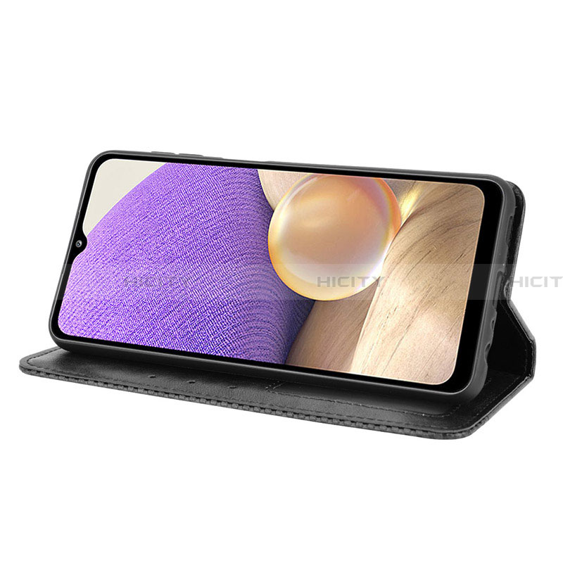 Handytasche Stand Schutzhülle Flip Leder Hülle BY4 für Samsung Galaxy A32 4G groß