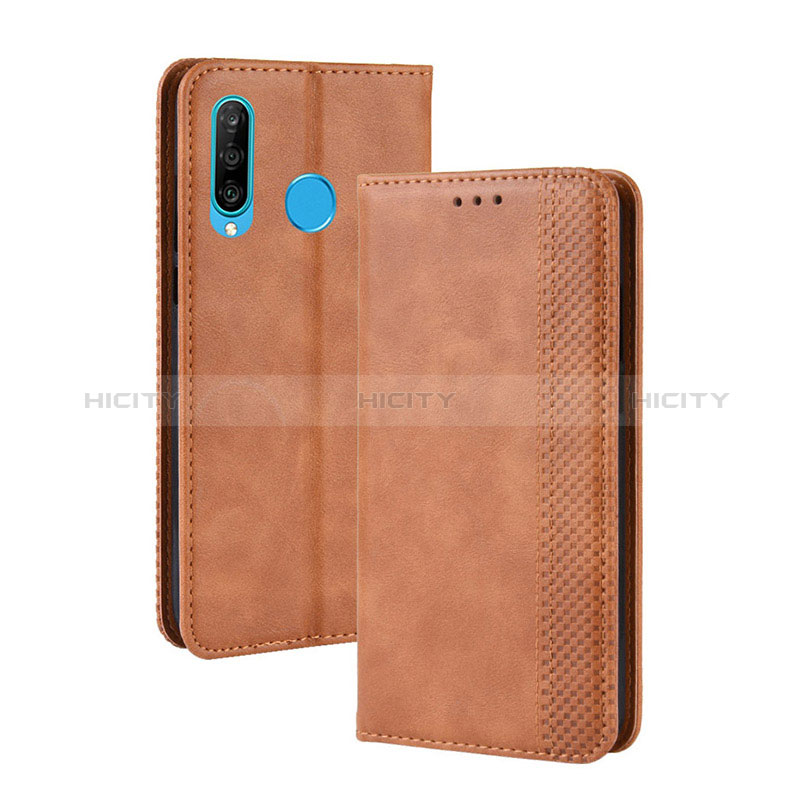 Handytasche Stand Schutzhülle Flip Leder Hülle BY4 für Samsung Galaxy A40s Braun