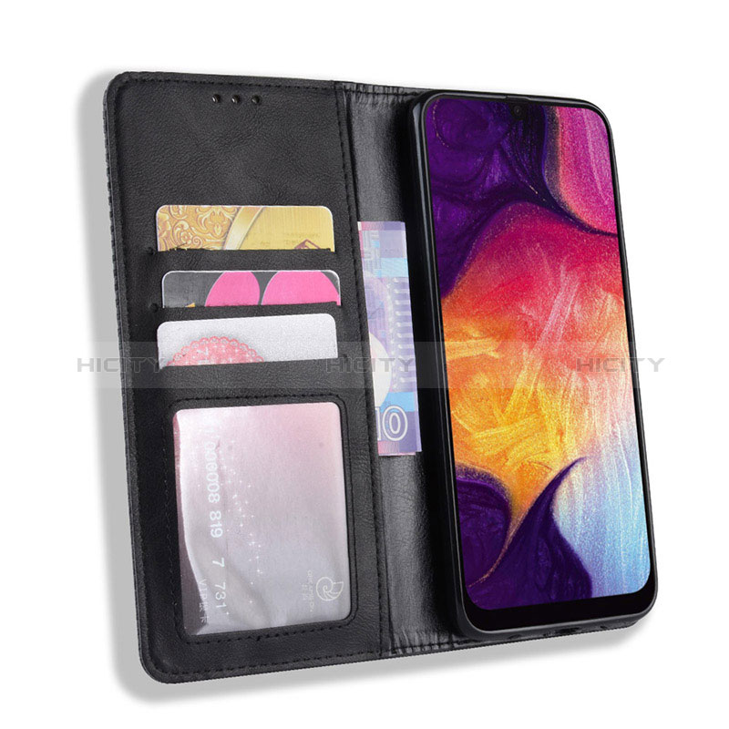 Handytasche Stand Schutzhülle Flip Leder Hülle BY4 für Samsung Galaxy A50S groß