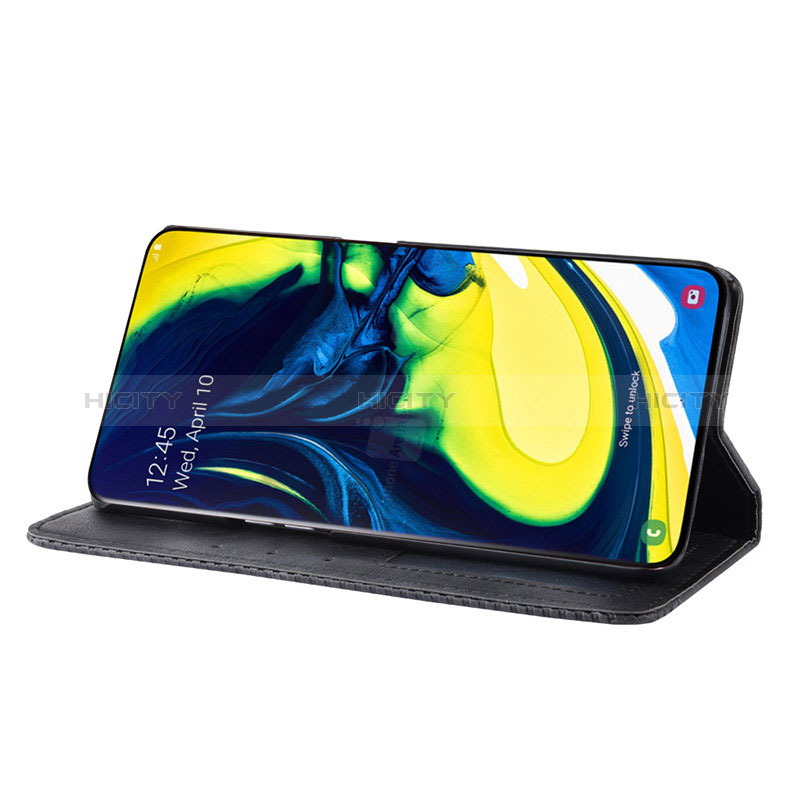 Handytasche Stand Schutzhülle Flip Leder Hülle BY4 für Samsung Galaxy A80