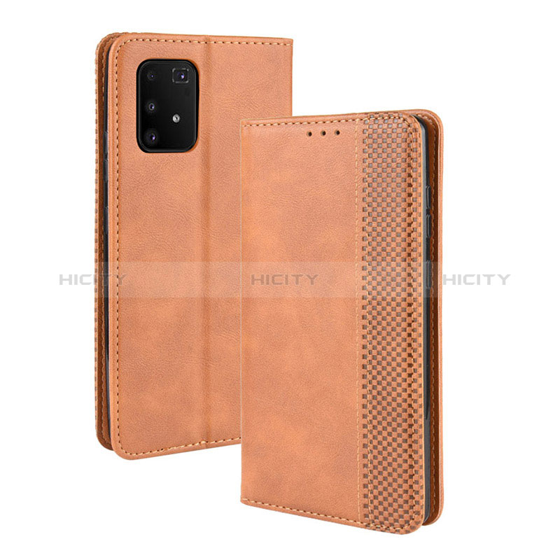 Handytasche Stand Schutzhülle Flip Leder Hülle BY4 für Samsung Galaxy A91