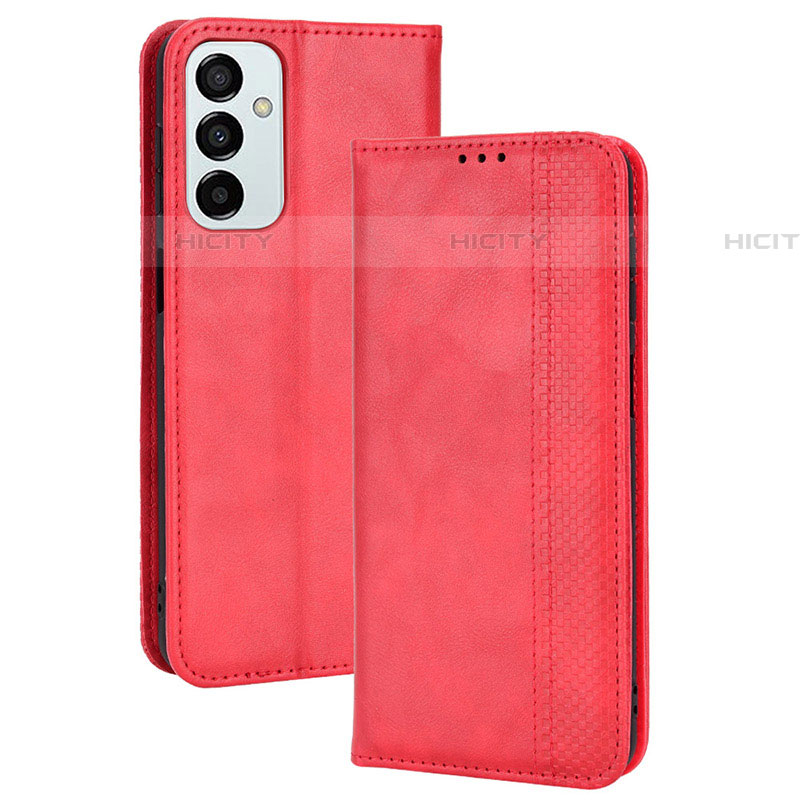 Handytasche Stand Schutzhülle Flip Leder Hülle BY4 für Samsung Galaxy F23 5G Rot