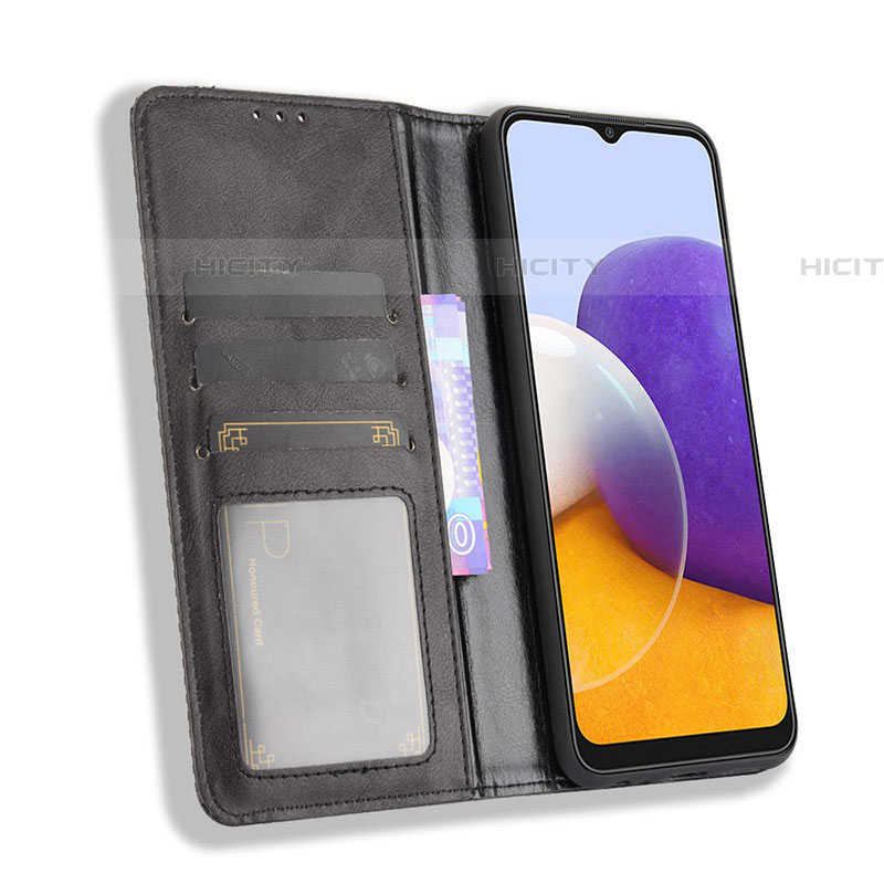 Handytasche Stand Schutzhülle Flip Leder Hülle BY4 für Samsung Galaxy F42 5G groß