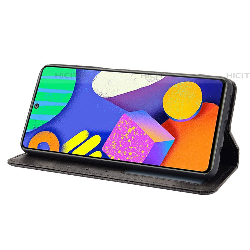 Handytasche Stand Schutzhülle Flip Leder Hülle BY4 für Samsung Galaxy F62 5G groß