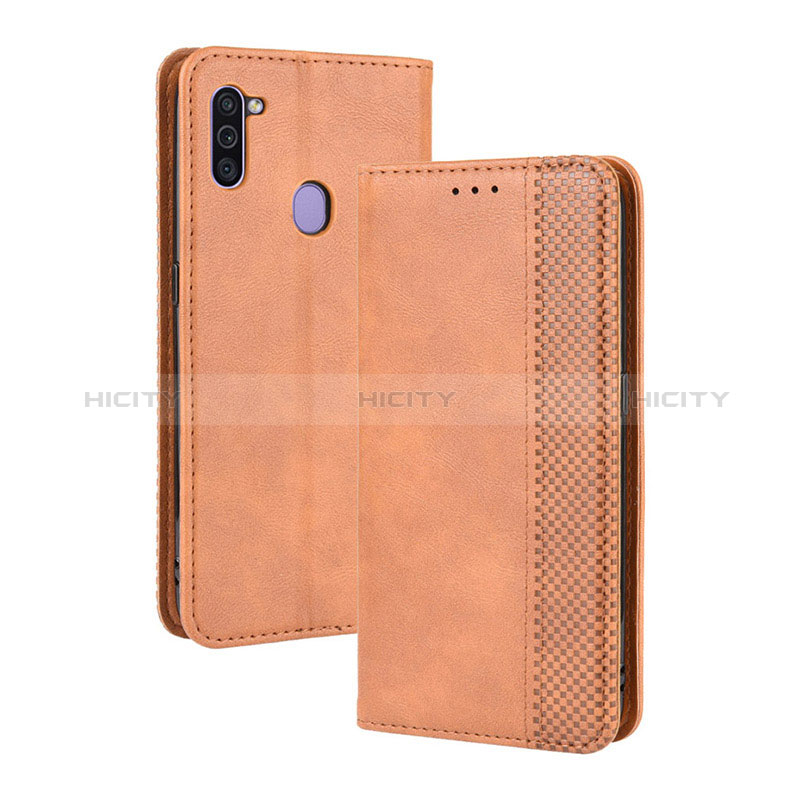 Handytasche Stand Schutzhülle Flip Leder Hülle BY4 für Samsung Galaxy M11