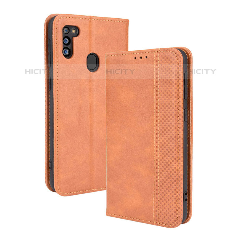 Handytasche Stand Schutzhülle Flip Leder Hülle BY4 für Samsung Galaxy M21 (2021)