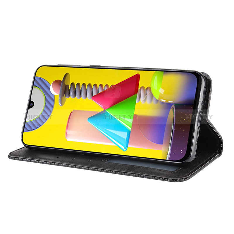 Handytasche Stand Schutzhülle Flip Leder Hülle BY4 für Samsung Galaxy M31 Prime Edition