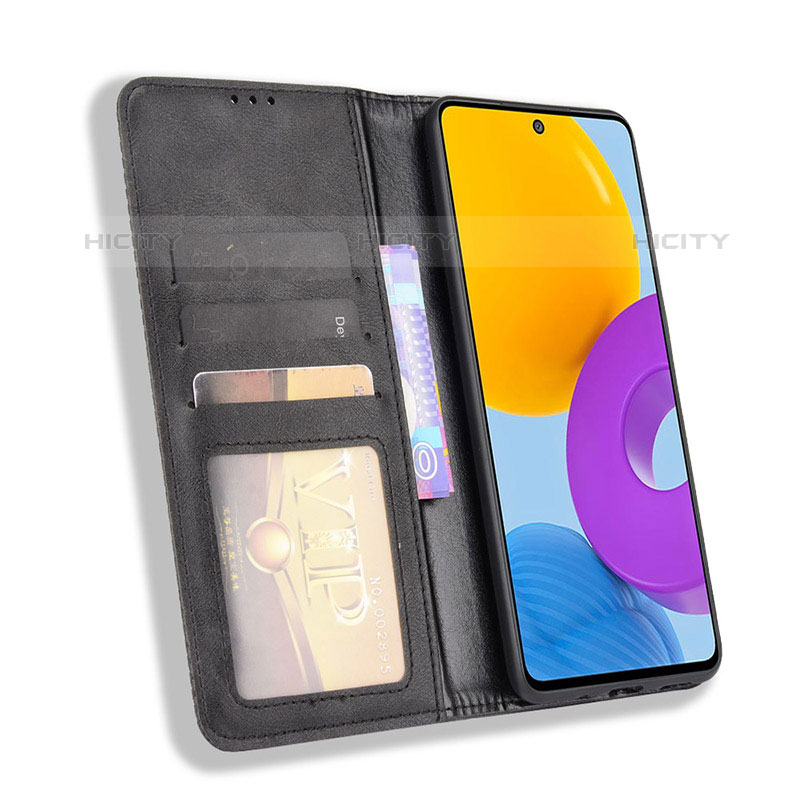 Handytasche Stand Schutzhülle Flip Leder Hülle BY4 für Samsung Galaxy M52 5G