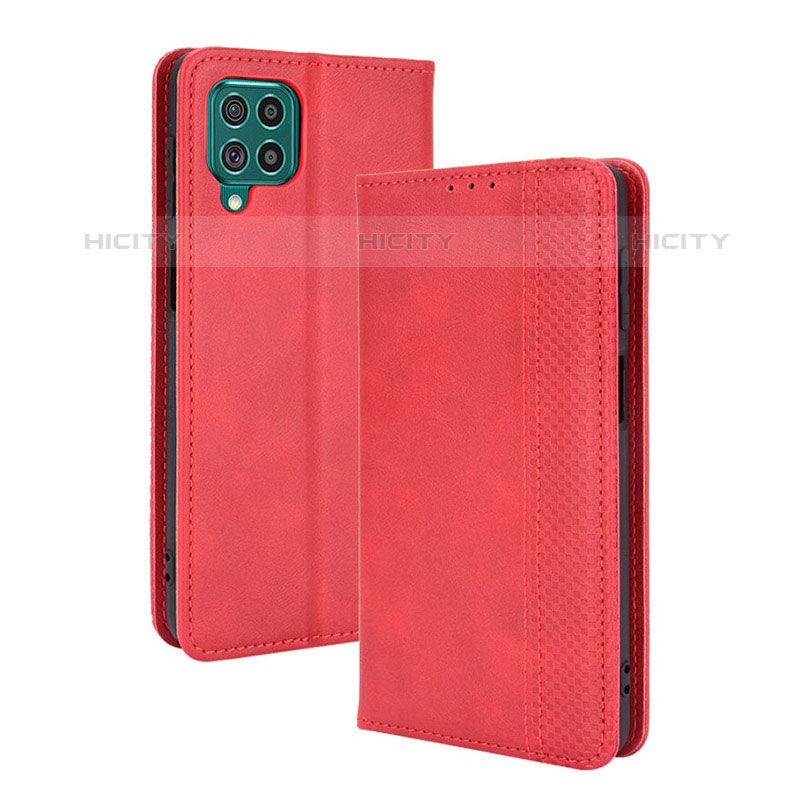 Handytasche Stand Schutzhülle Flip Leder Hülle BY4 für Samsung Galaxy M62 4G Rot