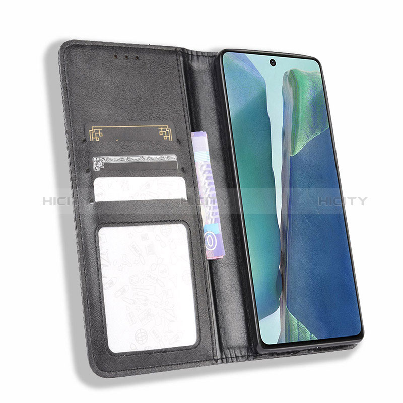 Handytasche Stand Schutzhülle Flip Leder Hülle BY4 für Samsung Galaxy S20 Lite 5G groß