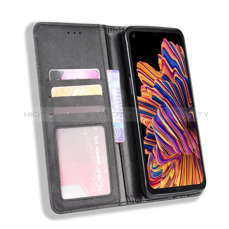 Handytasche Stand Schutzhülle Flip Leder Hülle BY4 für Samsung Galaxy XCover Pro