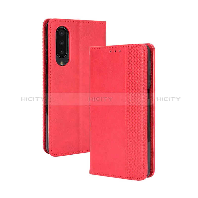 Handytasche Stand Schutzhülle Flip Leder Hülle BY4 für Sharp Aquos Zero5G basic Rot