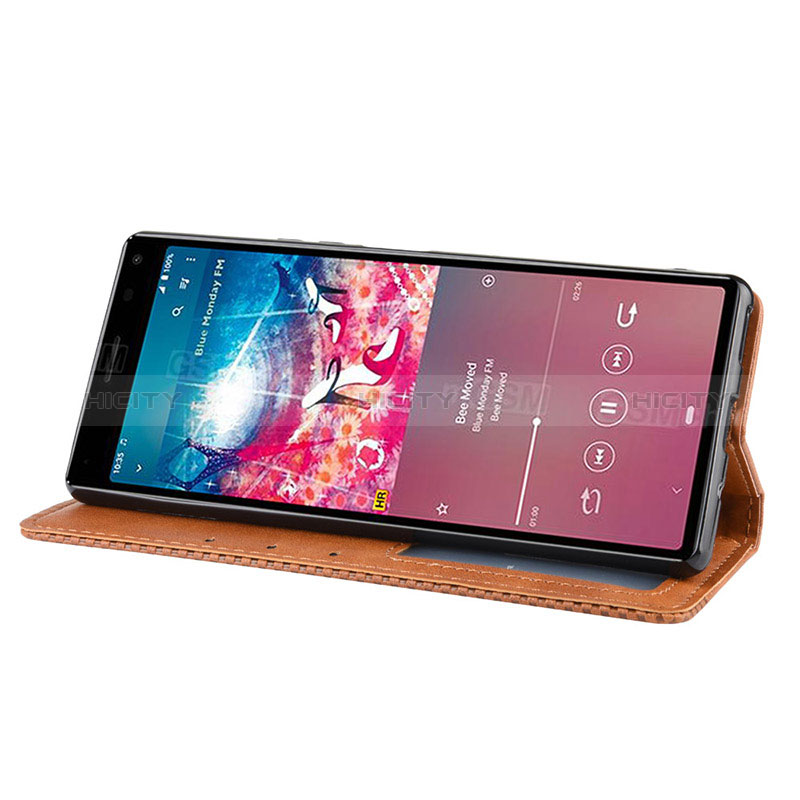 Handytasche Stand Schutzhülle Flip Leder Hülle BY4 für Sony Xperia 8