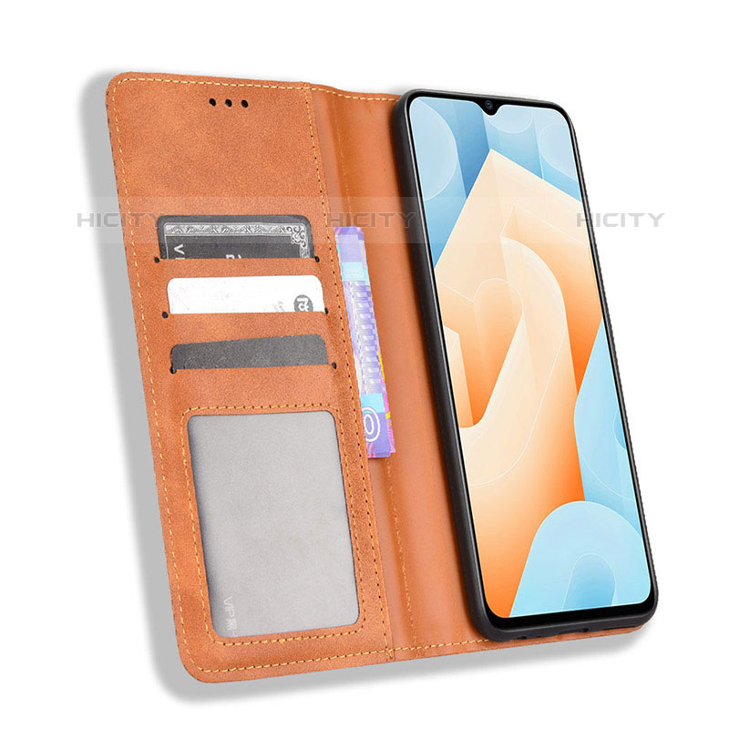 Handytasche Stand Schutzhülle Flip Leder Hülle BY4 für Vivo iQOO U5 5G