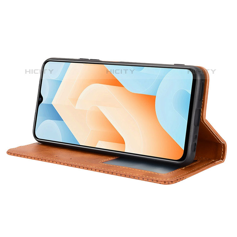 Handytasche Stand Schutzhülle Flip Leder Hülle BY4 für Vivo iQOO U5 5G groß