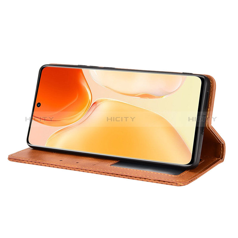 Handytasche Stand Schutzhülle Flip Leder Hülle BY4 für Vivo X70 Pro 5G groß