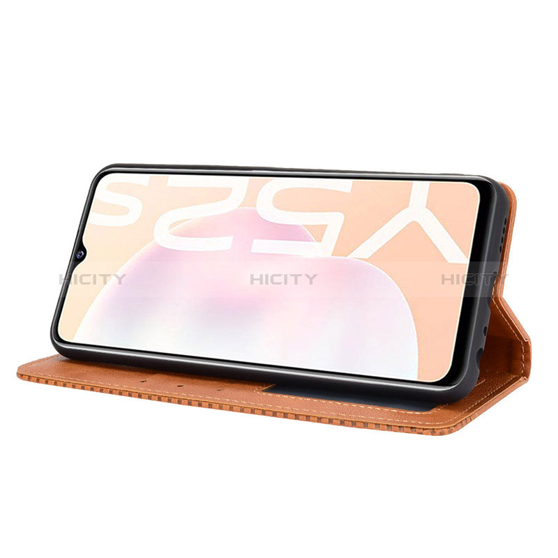 Handytasche Stand Schutzhülle Flip Leder Hülle BY4 für Vivo Y52s t1 5G groß