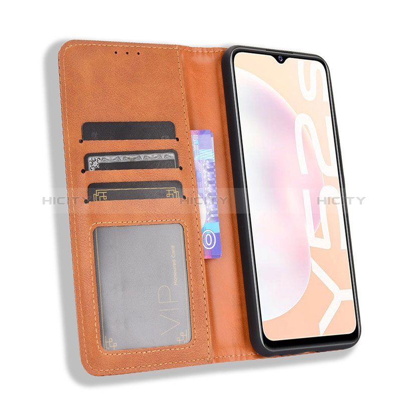 Handytasche Stand Schutzhülle Flip Leder Hülle BY4 für Vivo Y72 India