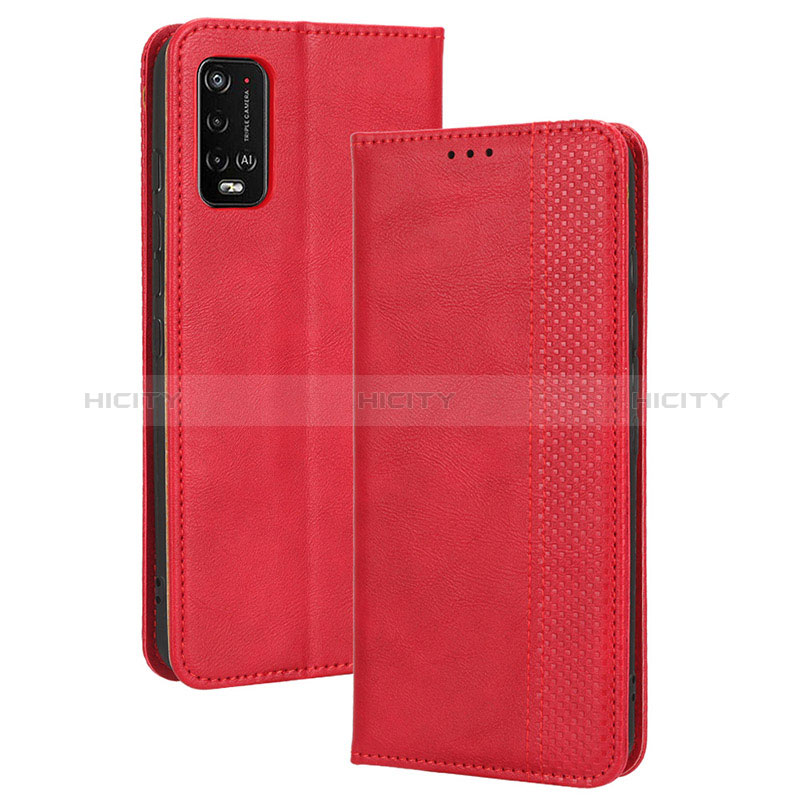 Handytasche Stand Schutzhülle Flip Leder Hülle BY4 für Wiko Power U20 Rot