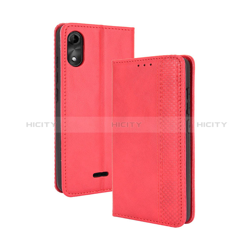 Handytasche Stand Schutzhülle Flip Leder Hülle BY4 für Wiko Y51 Rot