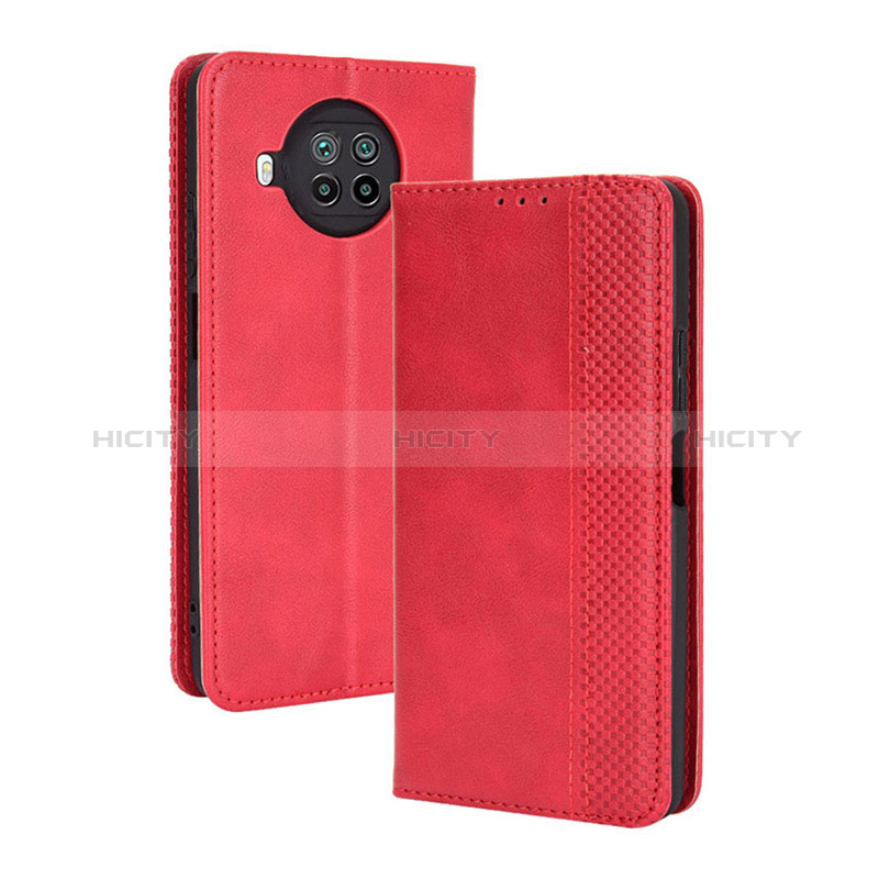 Handytasche Stand Schutzhülle Flip Leder Hülle BY4 für Xiaomi Mi 10i 5G Rot Plus