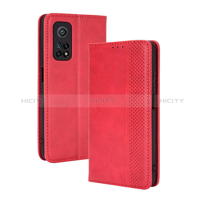 Handytasche Stand Schutzhülle Flip Leder Hülle BY4 für Xiaomi Mi 10T 5G Rot